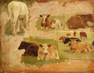 奶牛的研究，c.1860